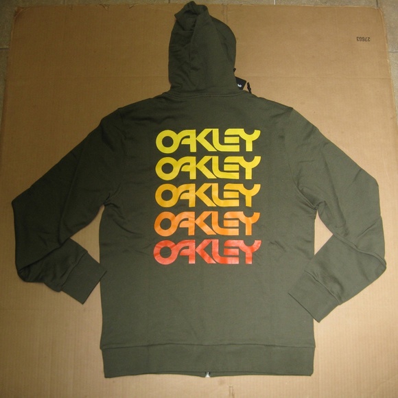 Oakley Fleece Loop Zipped Hoodie Jacket - Picture 4 of 4